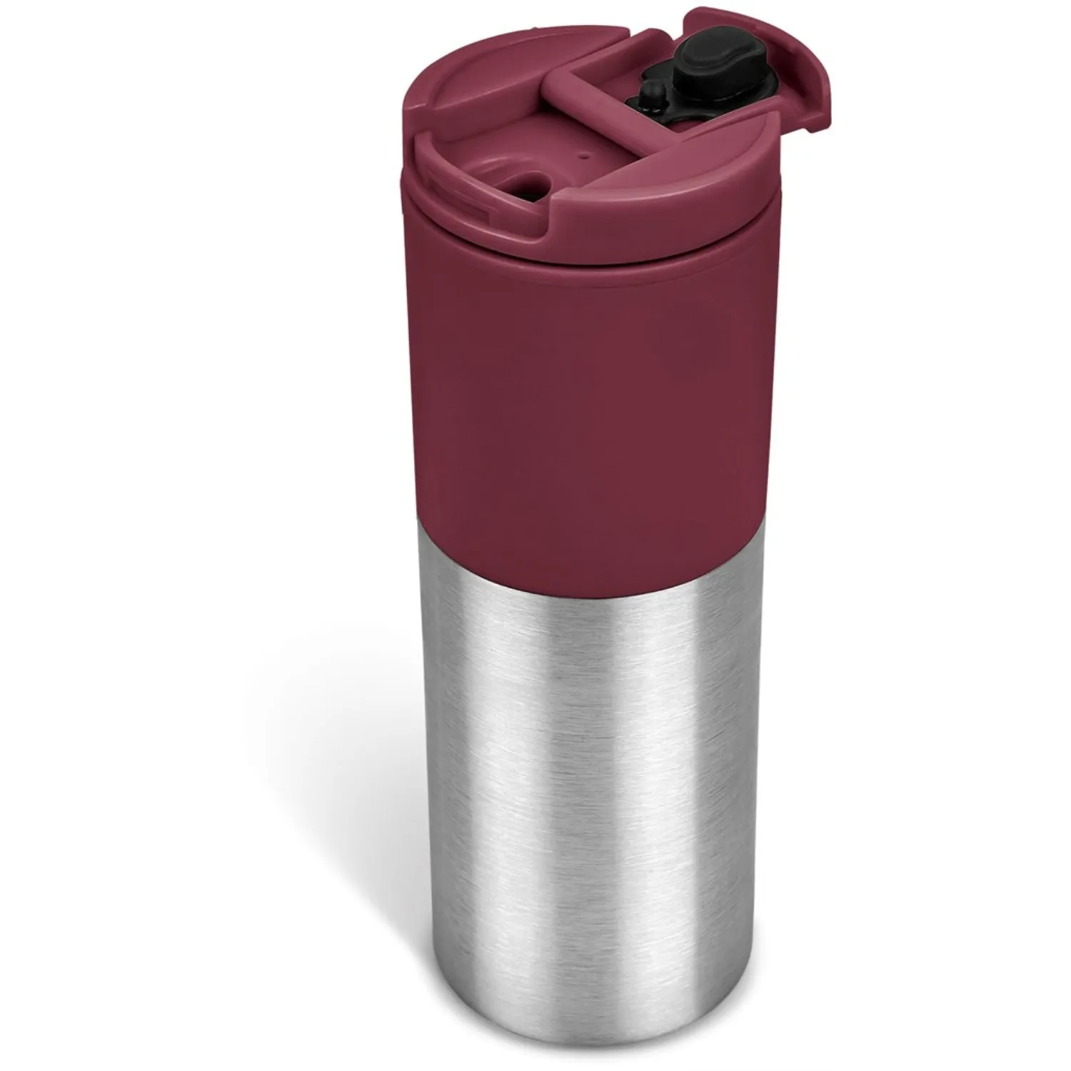 Kooshty Typhoon Stainless Steel & Plastic Double-Walled Tumbler 450ml - Maroon (KOOSH-9135-MR)