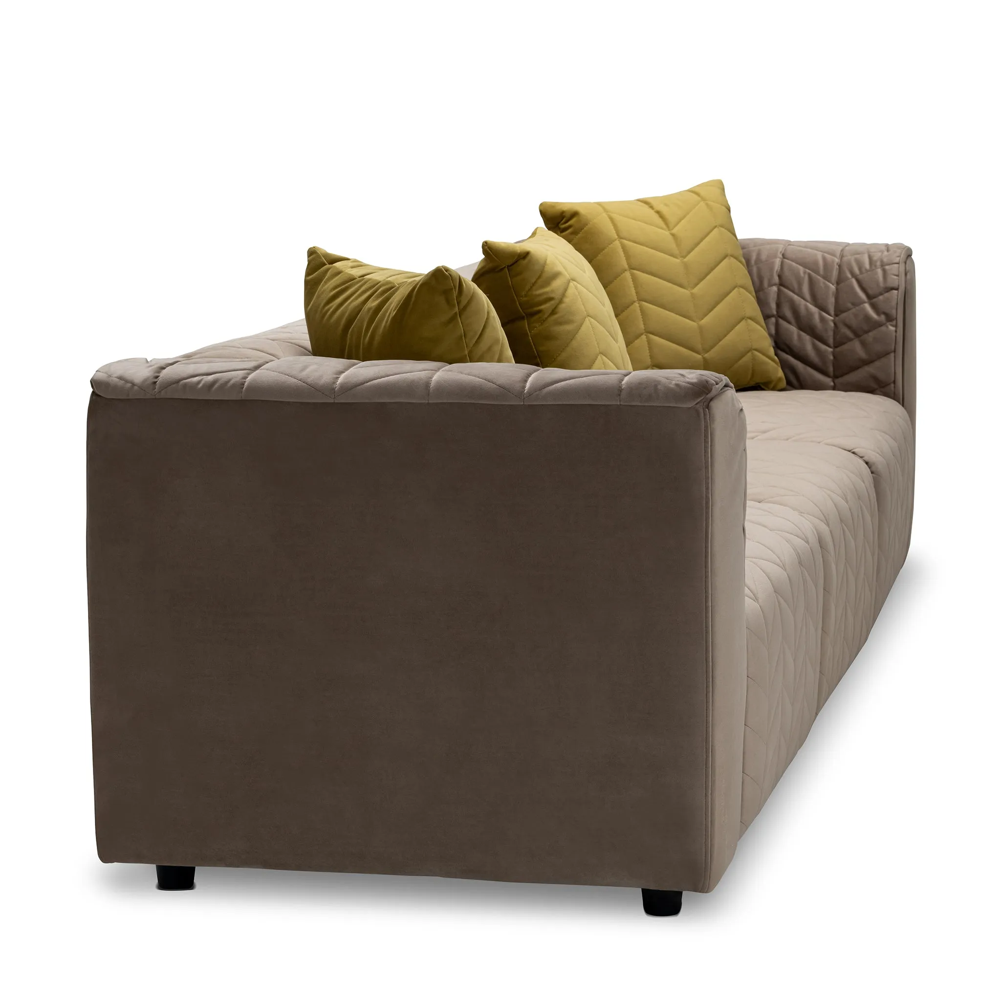 LANGDON VELVET 3 SEATER COMPOSITION