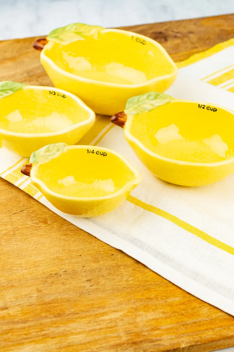 Lemon Measuring Cup Set