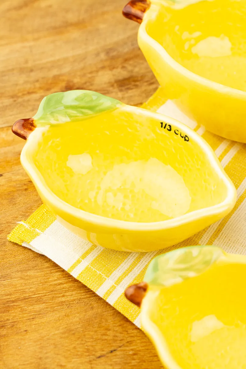 Lemon Measuring Cup Set