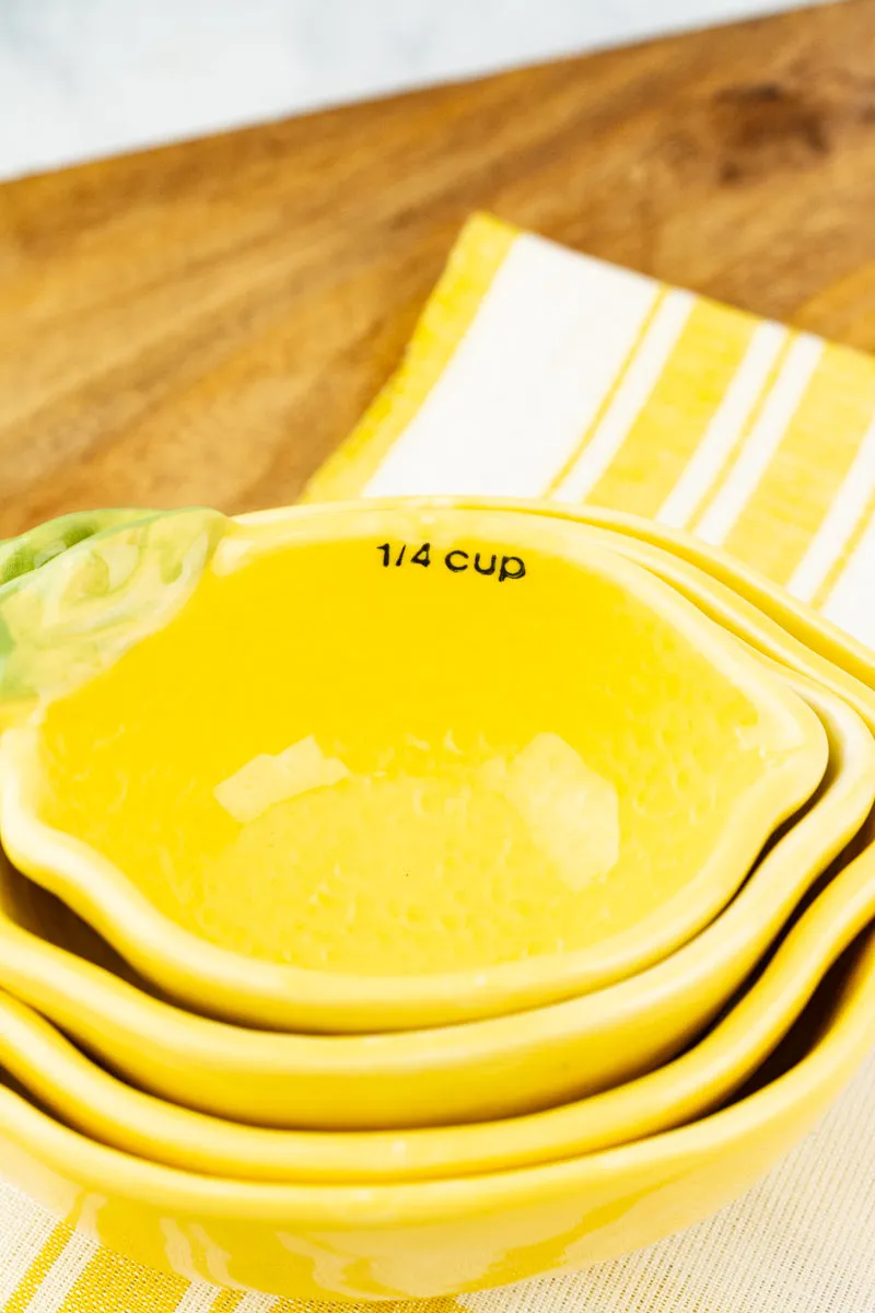 Lemon Measuring Cup Set