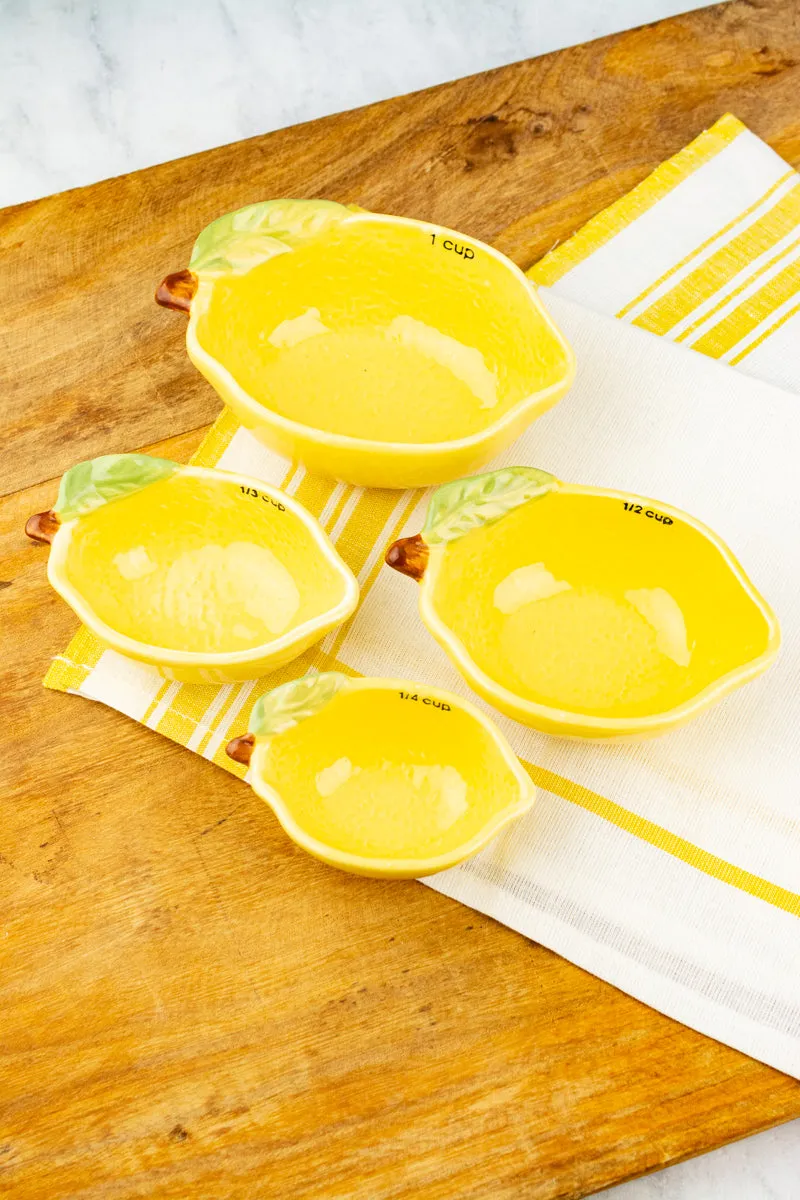 Lemon Measuring Cup Set