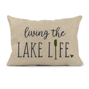 Living the Lake Life Pillow