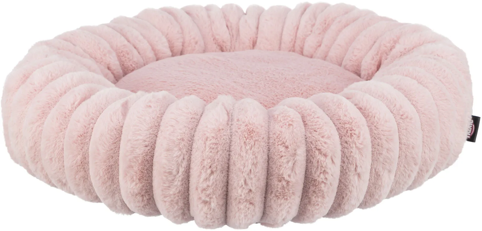 Lonni bed, round, diam 60 cm, pink