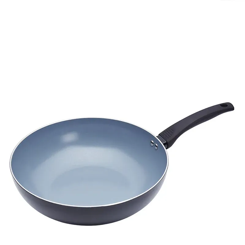 MasterClass Posh Crepe Pan Cooking Wok | 12 x 19 x 5 inches