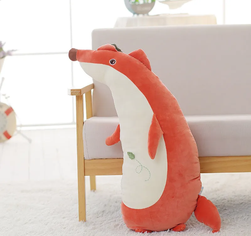 Mountchen Kids Room Decoration Animal Cushion Fox Bear Whale Pillow Kids Baby Boy Nursery Decoration Kids Girl Room Decoration