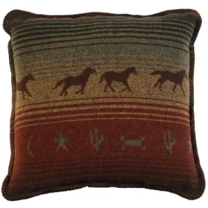 Mustang Canyon Wool Pillow