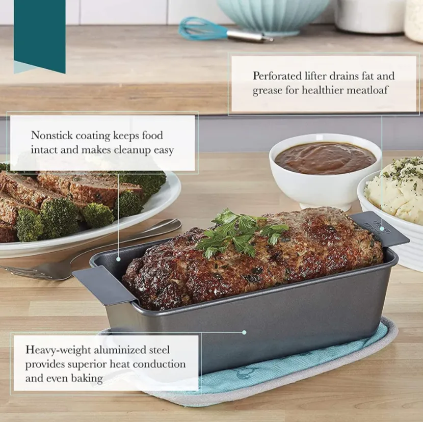 Non-Stick Meatloaf Baking Pan