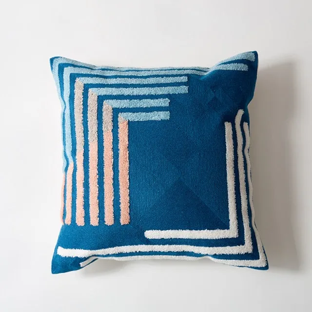 Offset Striped Pillowcase