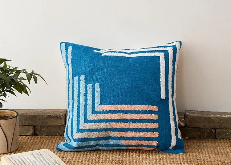 Offset Striped Pillowcase