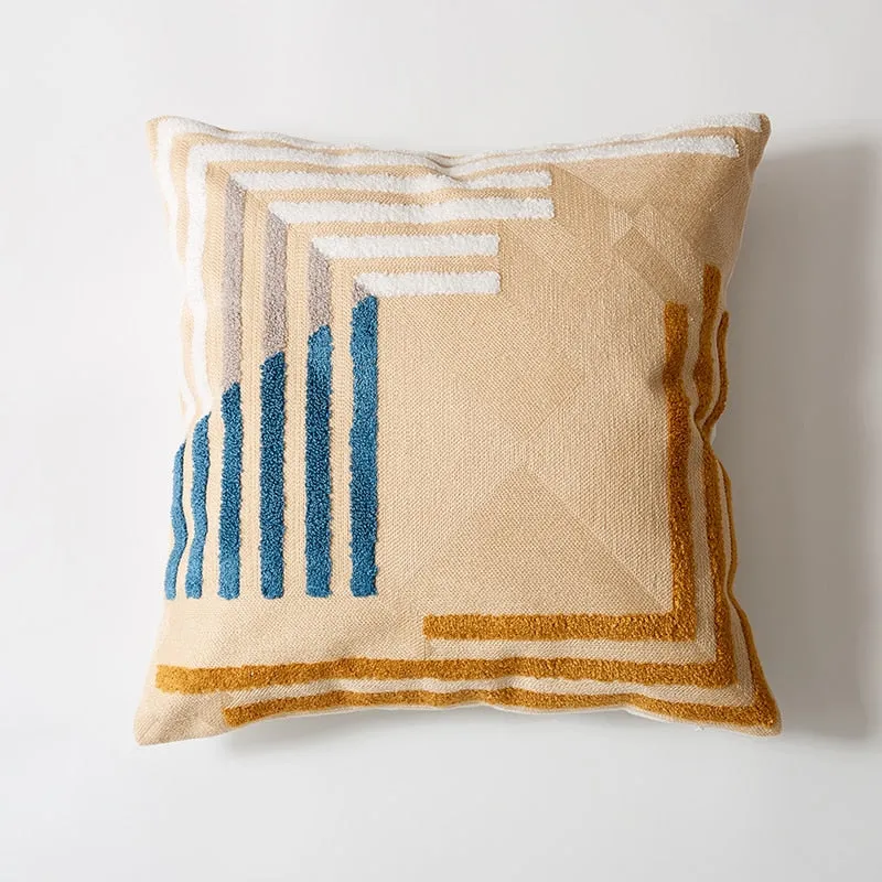 Offset Striped Pillowcase