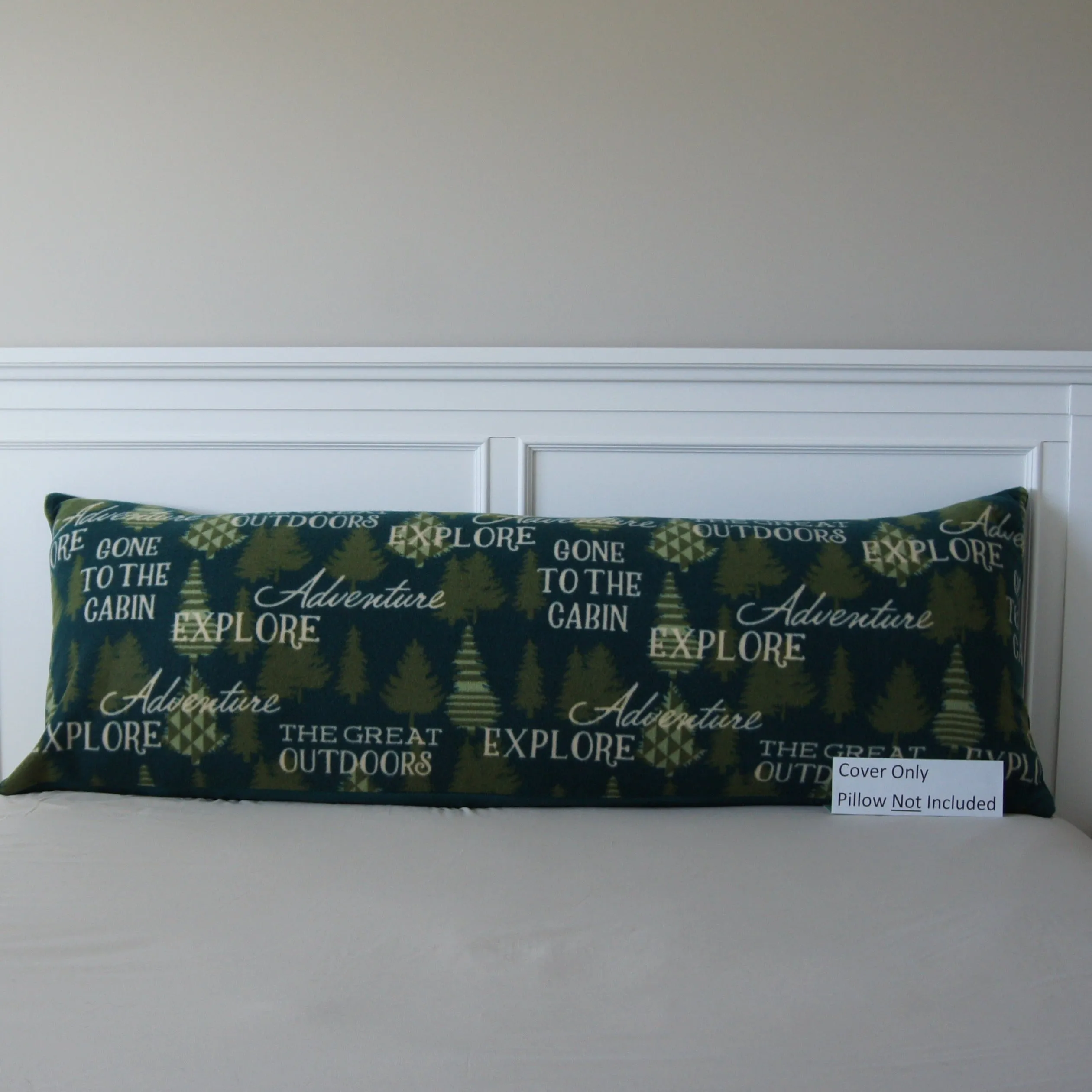 Pillows - Body Pillow Cover - Accent - Gone to the Cabin