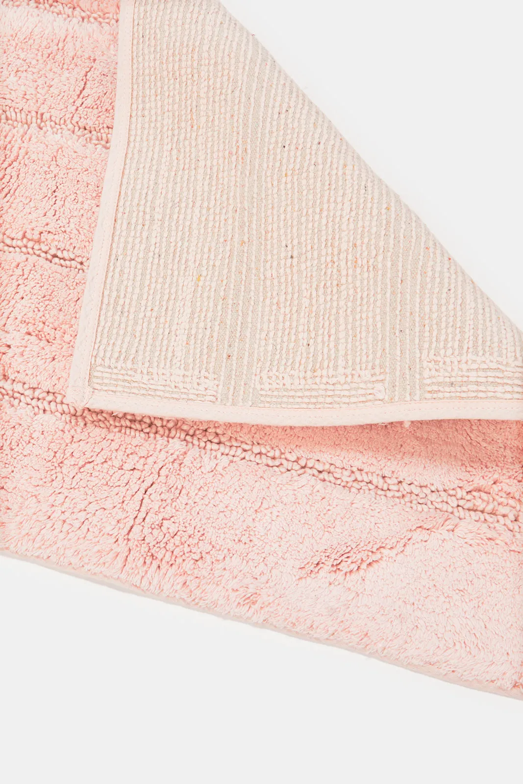 Pink Tufted Bathmat