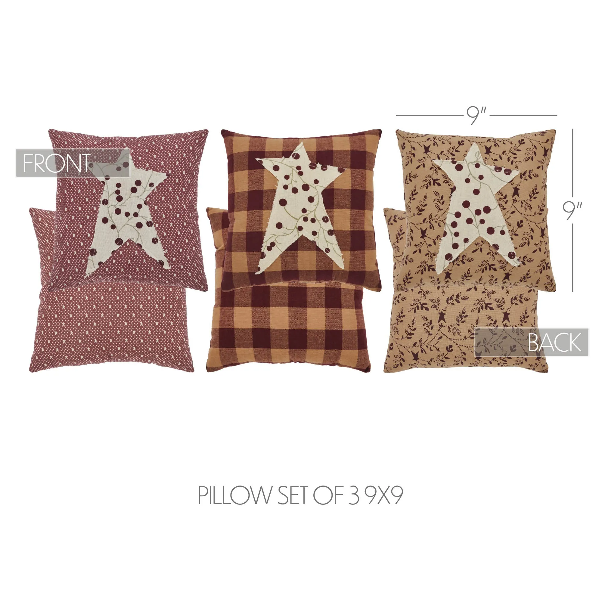 PIP Vinestar Pillows - Set of 3