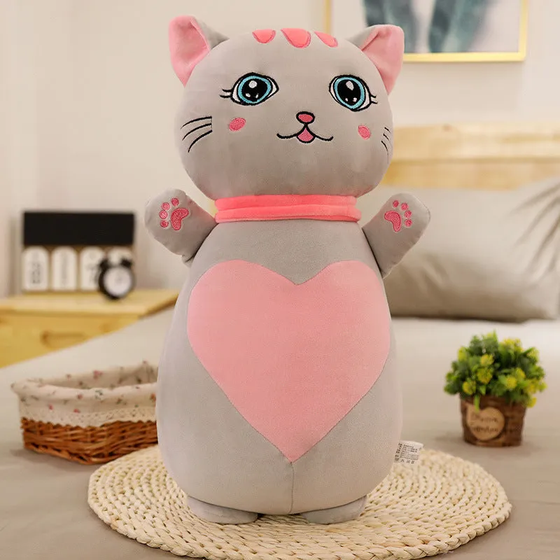 Plush Cat Couple Doll Cushions