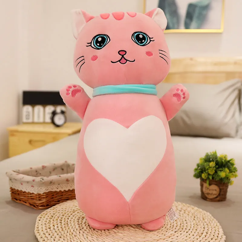 Plush Cat Couple Doll Cushions