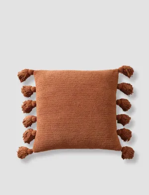 Pom Pom Throw Pillow, Sienna