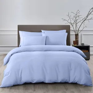 QUEEN 2000TC Bamboo Cooling Quilt Cover Set - Light Blue