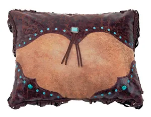 "Canyon View" Western Curved Corner Accent Pillow