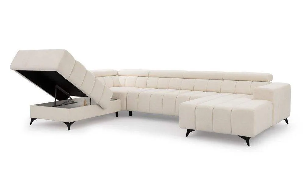 Ragusso U Shape Corner Sofa Bed