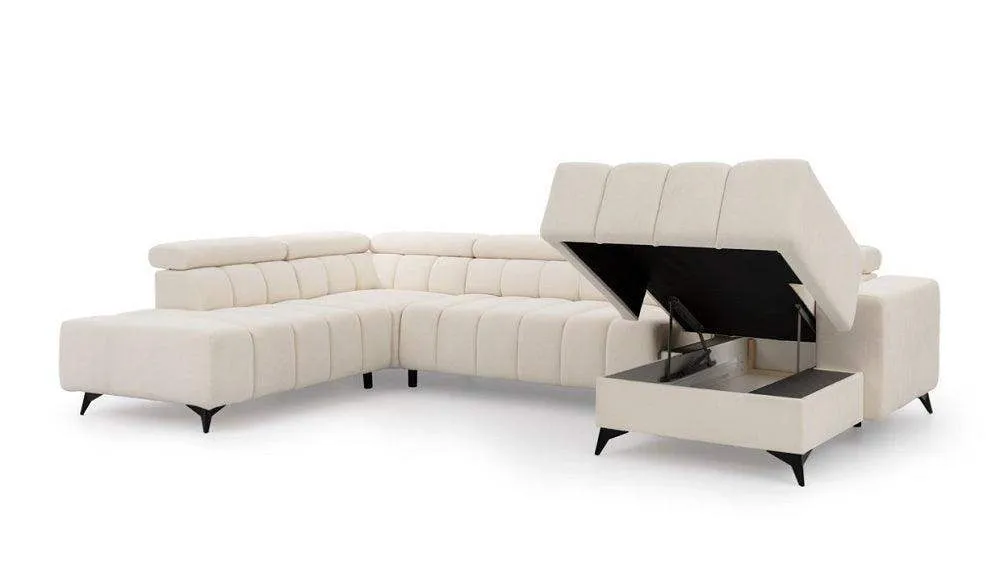 Ragusso U Shape Corner Sofa Bed