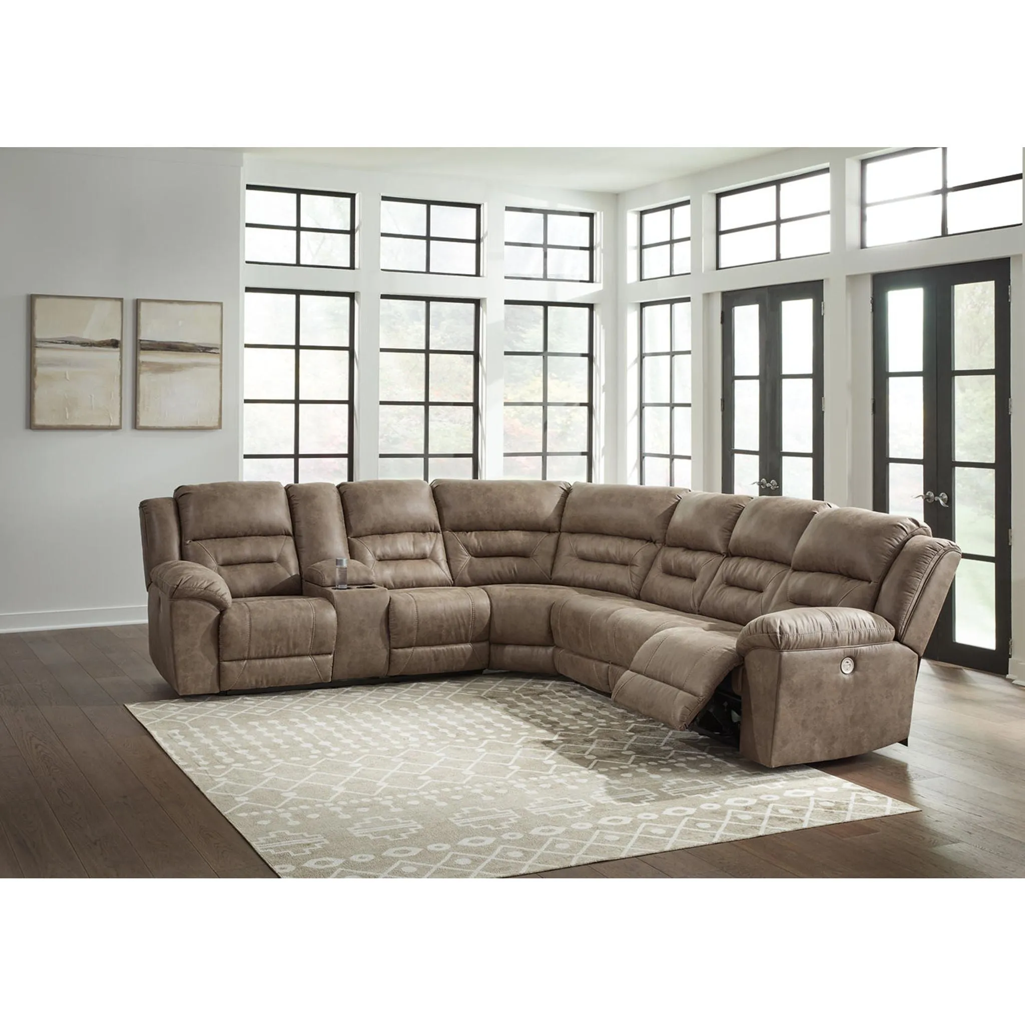 Ravenel 4 Piece Power Reclining Sectional