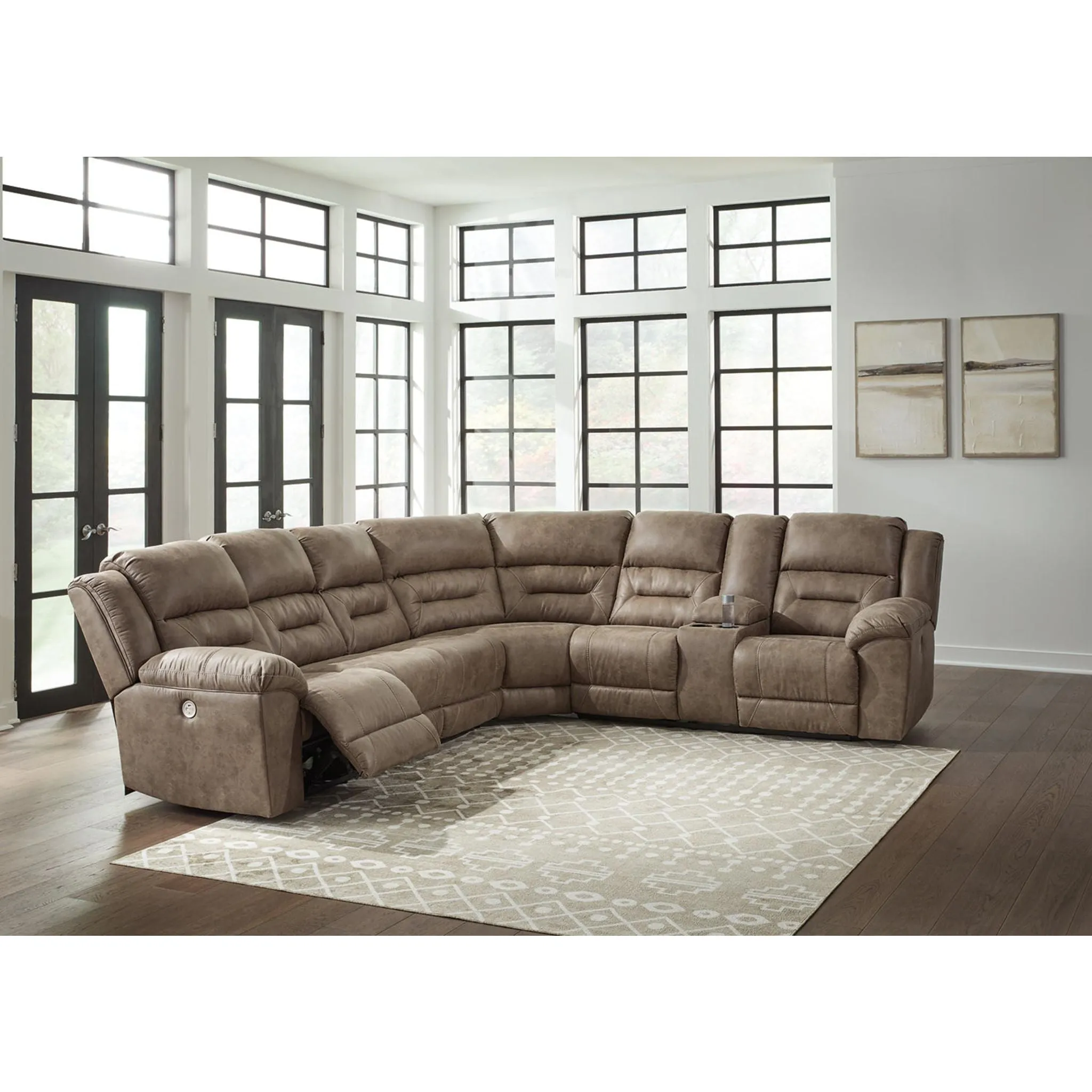 Ravenel 4 Piece Power Reclining Sectional