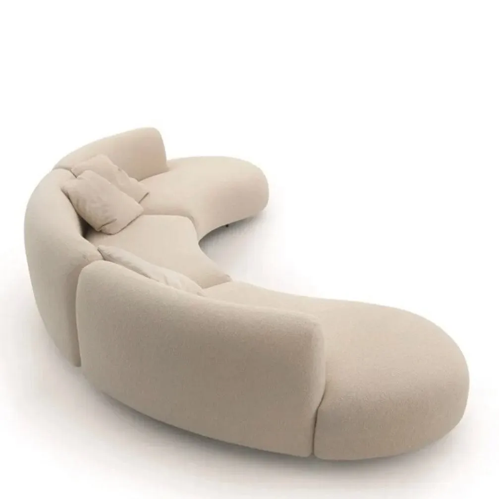 Regalia Boucle Curve Sofa