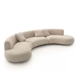 Regalia Boucle Curve Sofa