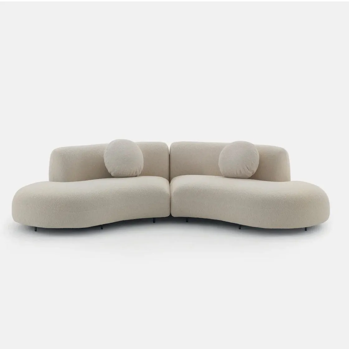 Regalia Boucle Curve Sofa