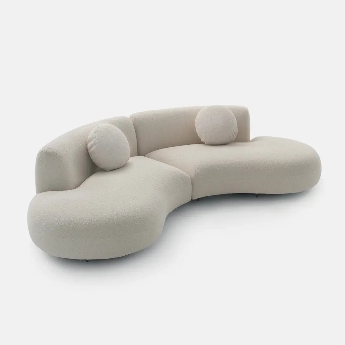 Regalia Boucle Curve Sofa