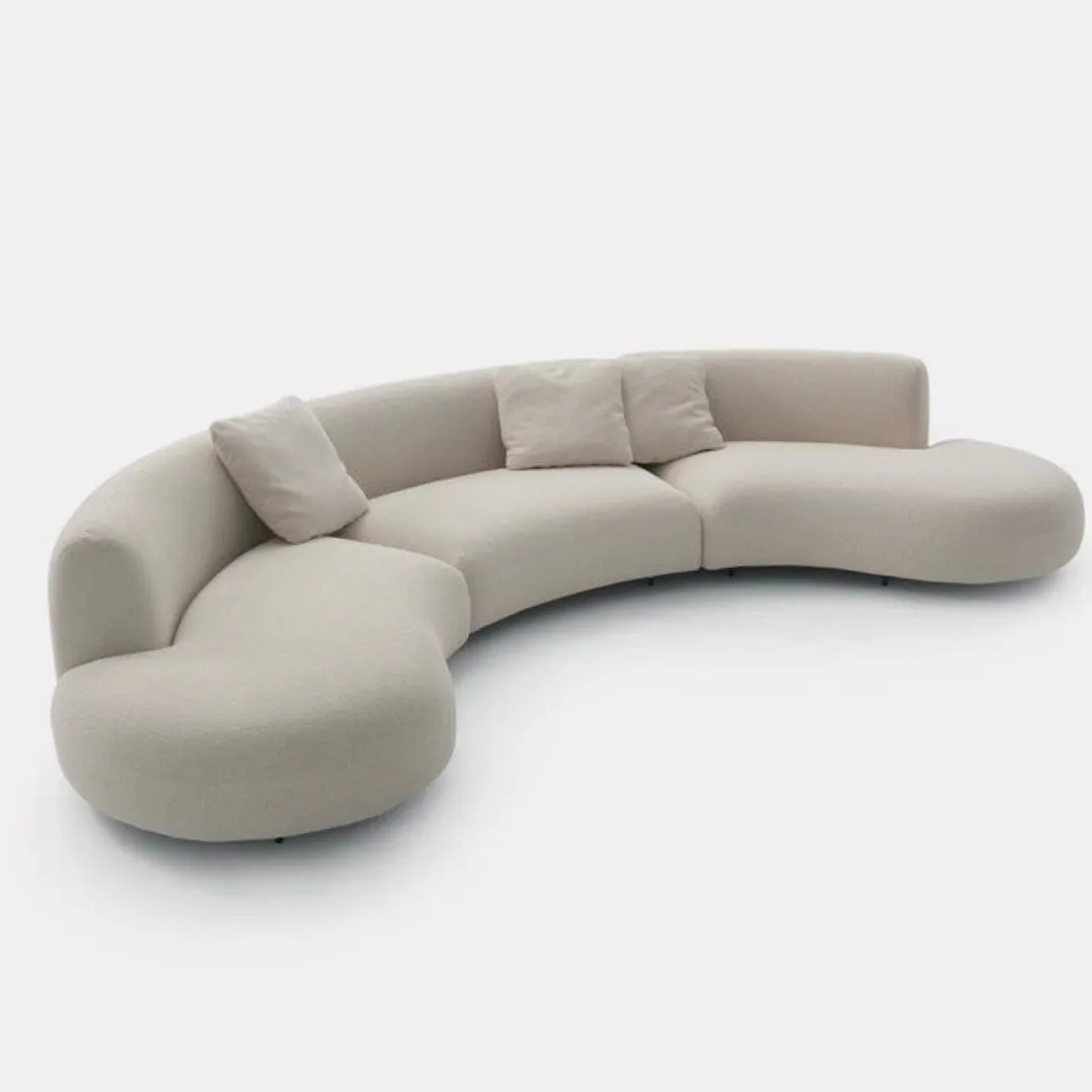 Regalia Boucle Curve Sofa