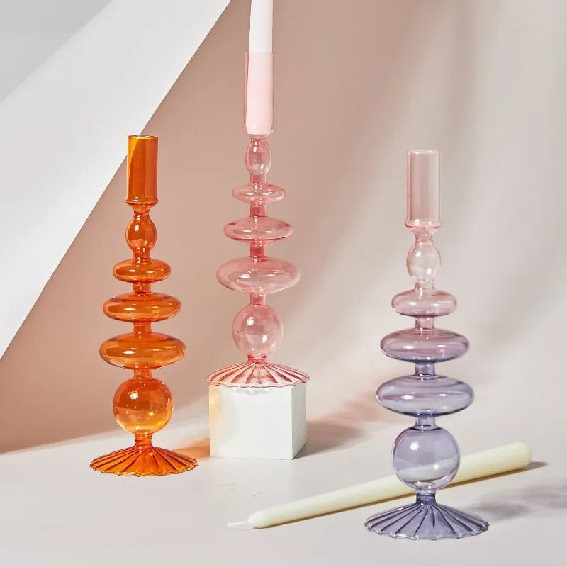 Retro Candlesticks Holders