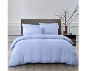 Royal Comfort 2000TC 6 Piece Bamboo Sheet & Quilt Cover Set Cooling Breathable - LIGHT BLUE