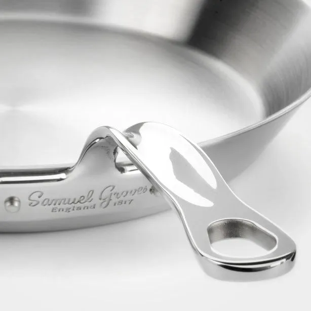 Samuel Groves Classic Stainless Steel Triply Frying Pan