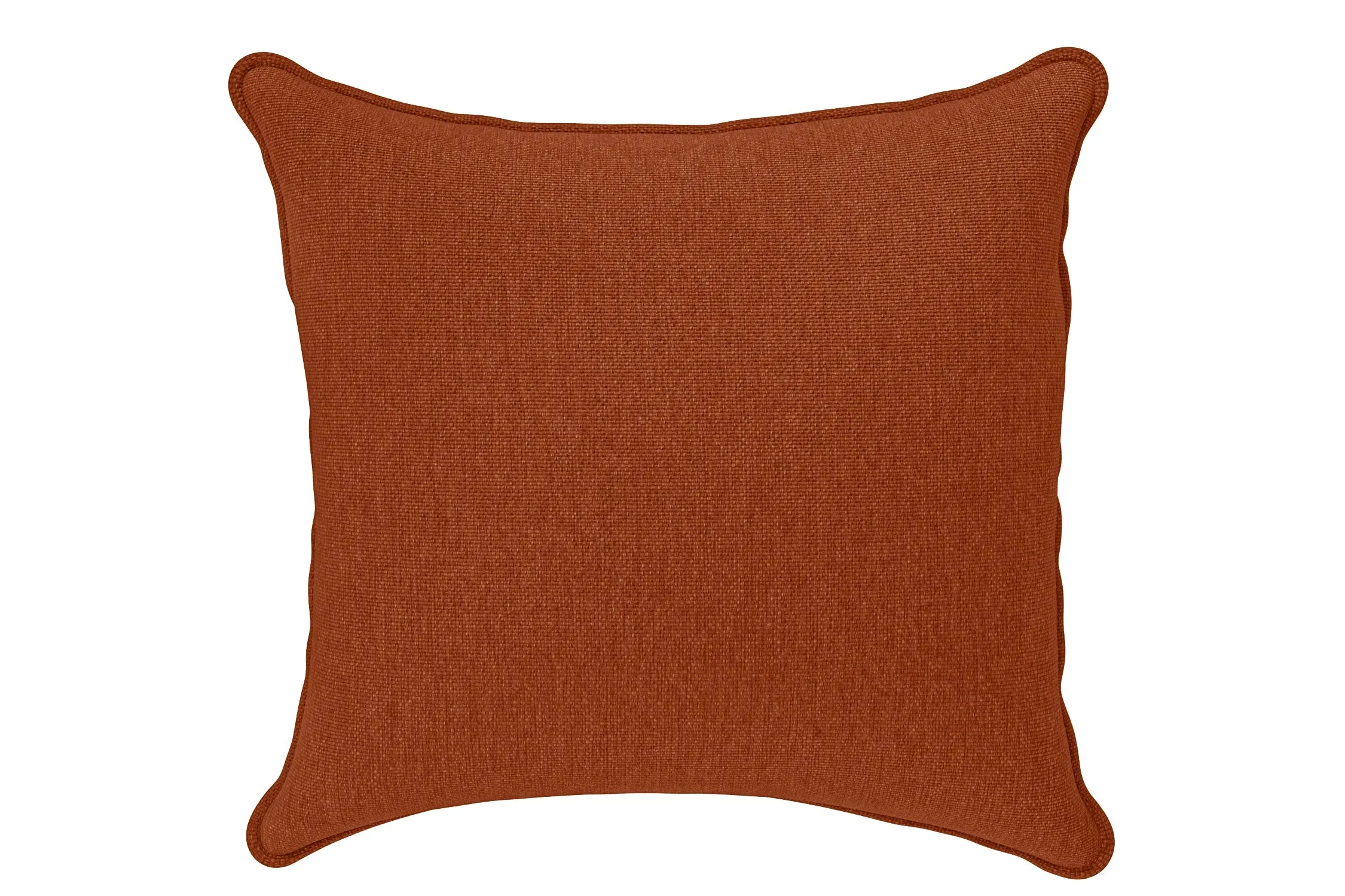 Scatter Cushions 60 x 60 cm Orange Linen Fabric