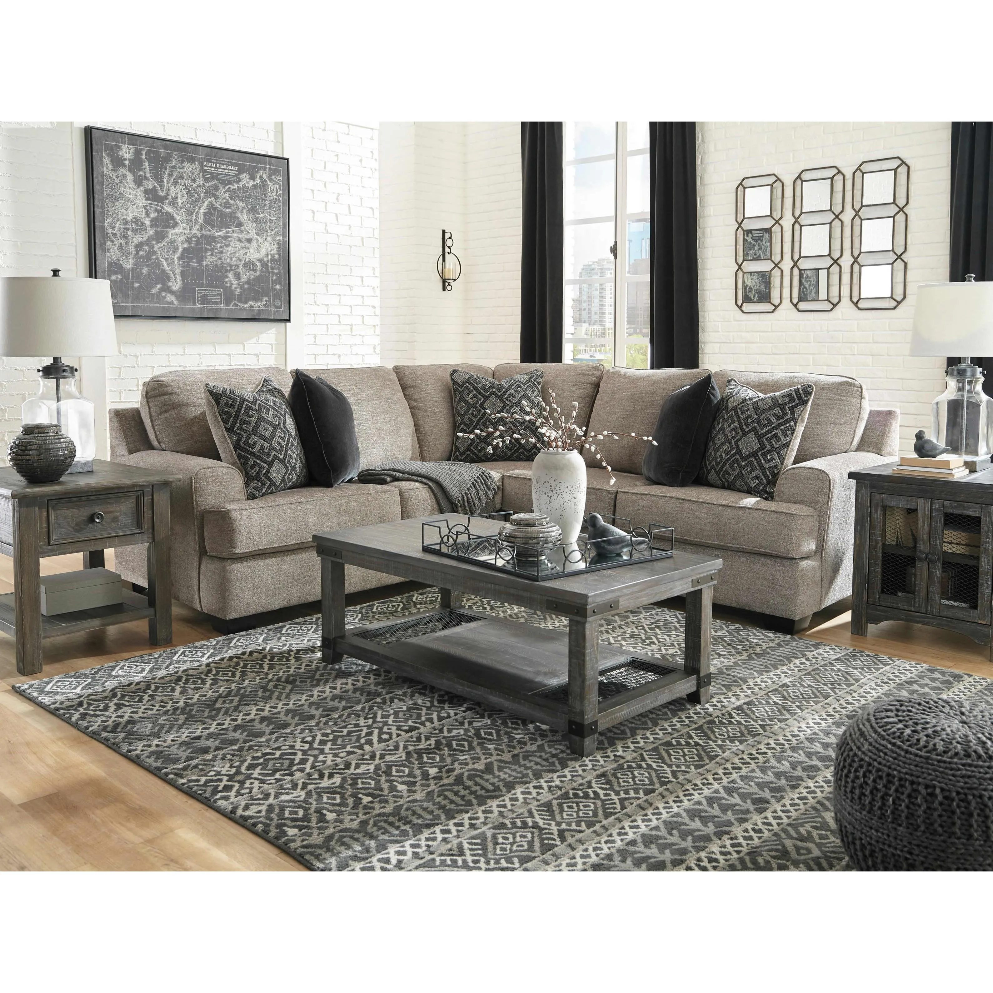 Signature Design by Ashley Bovarian Fabric 2 pc Sectional 5610348/5610356