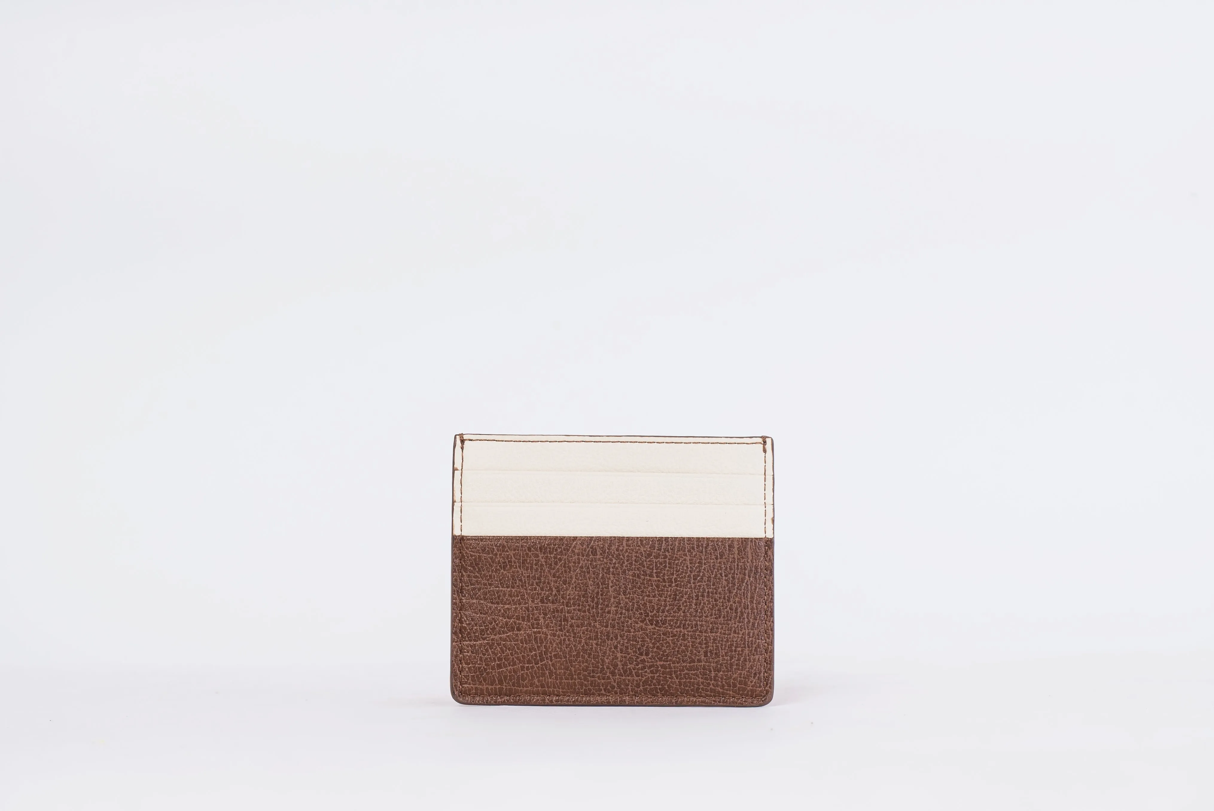 Slim Card Holder Brown/Beige