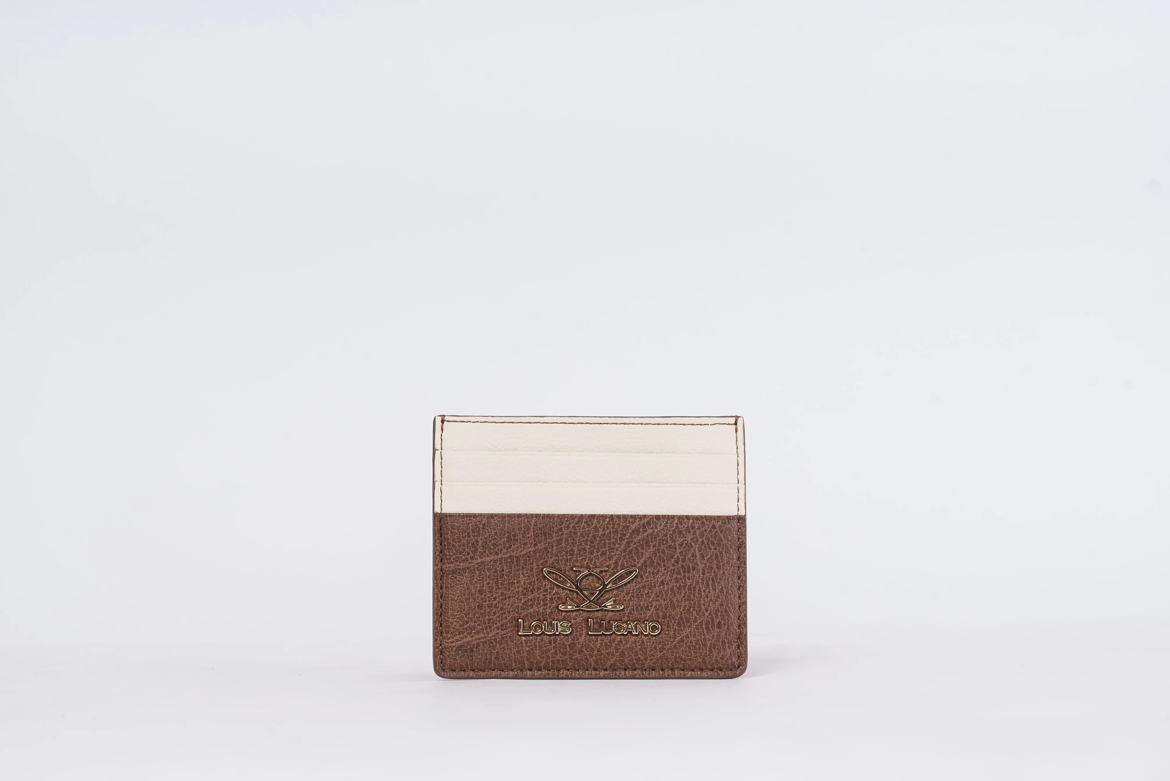 Slim Card Holder Brown/Beige