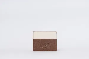 Slim Card Holder Brown/Beige