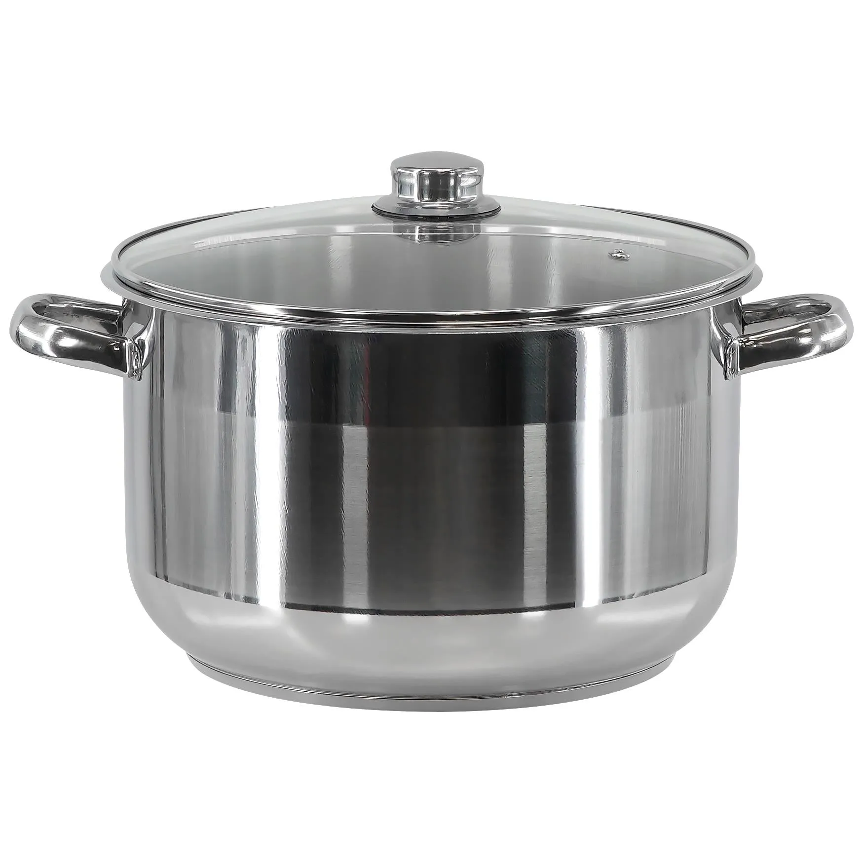 Stainless Steel Stock Pot with Lid 6.5L