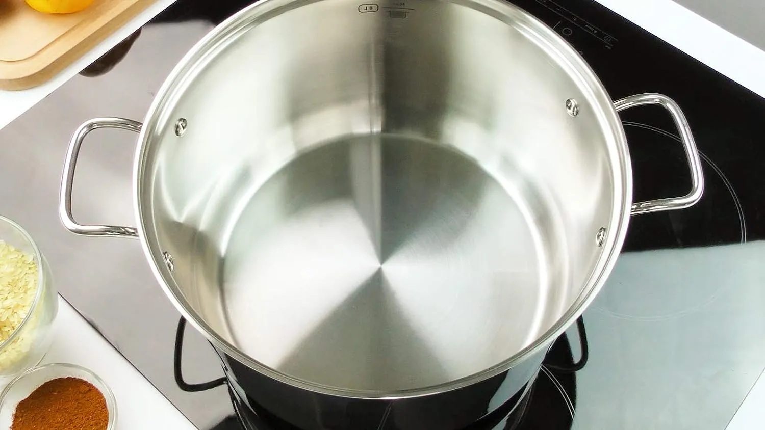 Tefal, Intuition Xl Large Stainless Steel Cooking Pot 28 Cm / 8 L