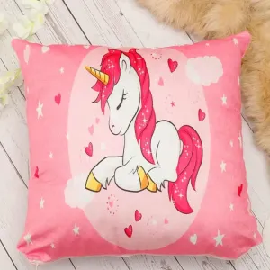 Unicorn Raising Cushion Cover | Set Of 5 | 12 x 12 Inches