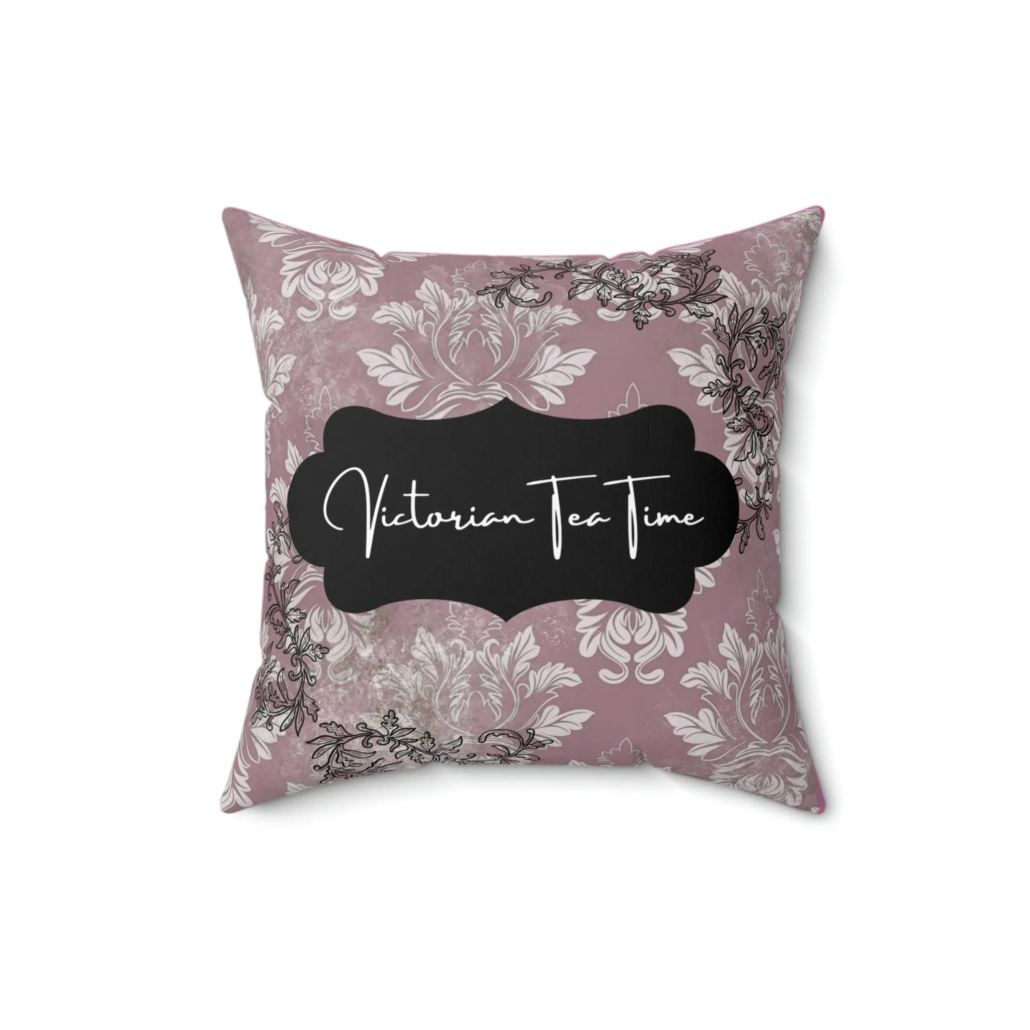 Victorian tea time Spun Polyester Square Pillow