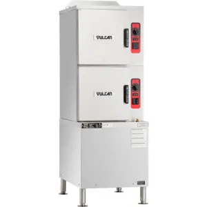 Vulcan C24GA6 Convection Steamer, Gas, 2 Compartments, 6 Pan