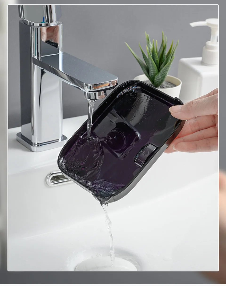 Wall-Mounted Plastic Soap Holder